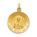 Load image into Gallery viewer, 14K Yellow Gold Sacred Heart of Jesus Medal Charm
