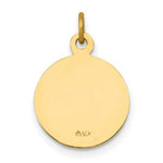 Load image into Gallery viewer, 14K Yellow Gold Saint Joseph Medal Charm 11mm width
