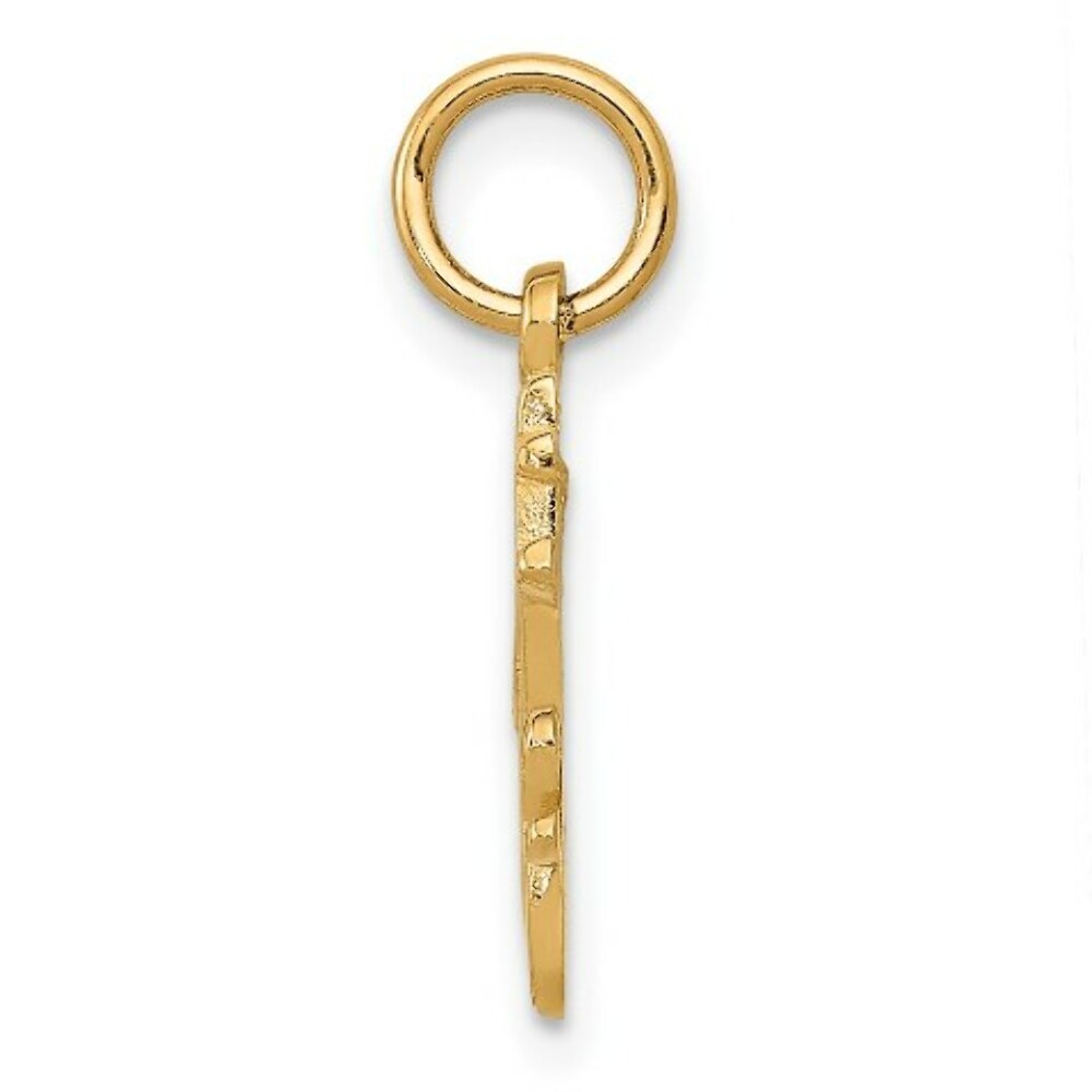 14K Yellow Gold Perfect Wife Charm Pendant