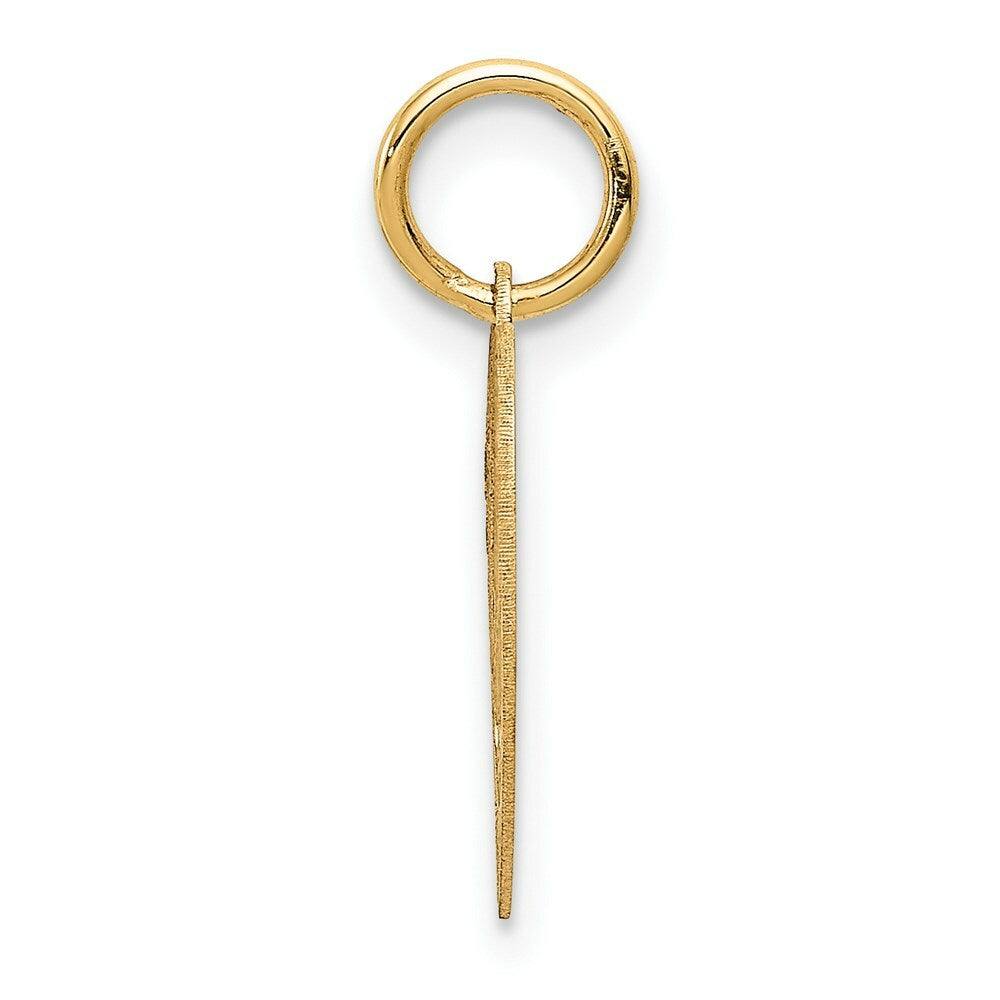 14K Yellow Gold #1 Granddaughter Charm Pendant