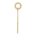 Load image into Gallery viewer, 14K Yellow Gold Baseball Disc Charm Pendant
