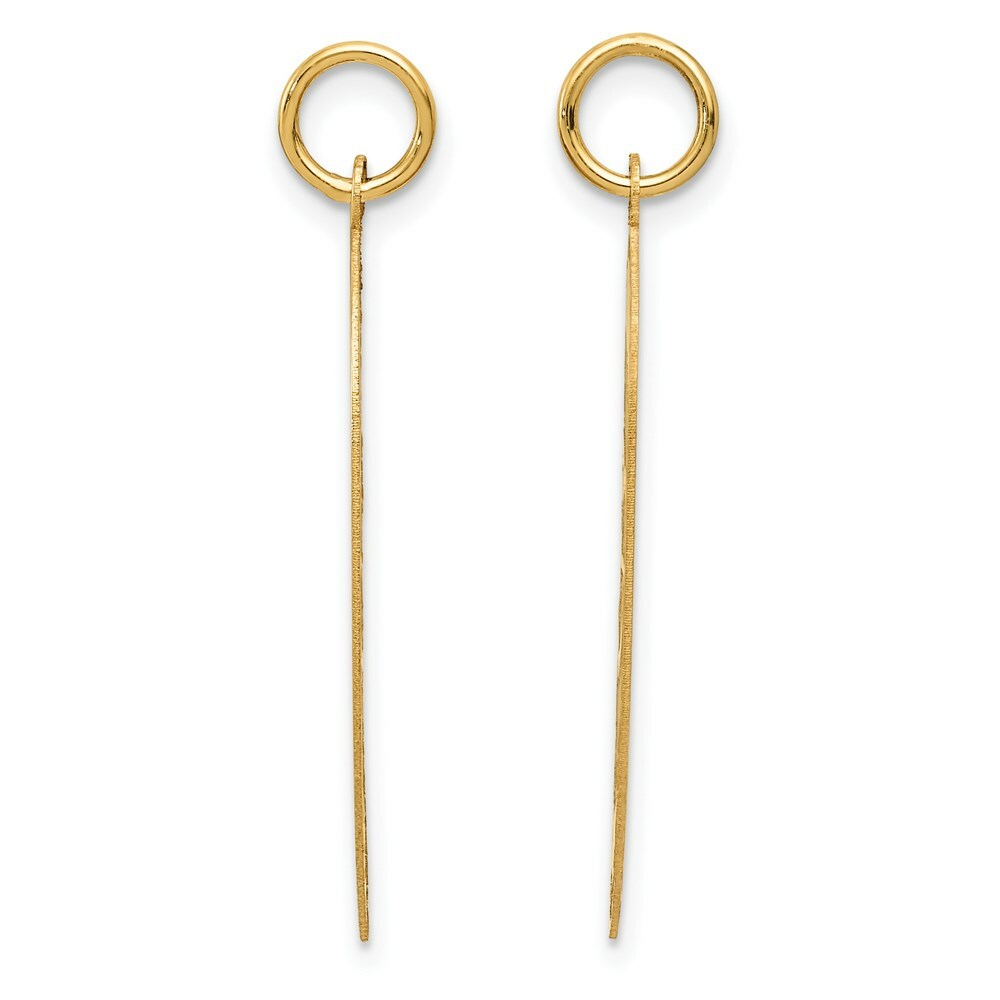 14K Yellow Gold Break-apart I Love You Charm Pendant