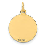 Load image into Gallery viewer, 14K Yellow Gold Happy Anniversary Charm Pendant
