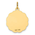 Load image into Gallery viewer, 14K Yellow Gold Happy Anniversary Charm Pendant
