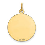 Load image into Gallery viewer, 14K Yellow Gold Happy Anniversary Charm Pendant
