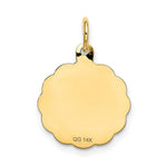 Load image into Gallery viewer, 14K Yellow Gold Happy 10th Anniversary Charm Pendant
