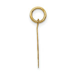 Load image into Gallery viewer, 14K Yellow Gold Polished Its a Boy Scalloped Disc Charm Pendant
