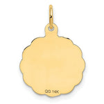 Load image into Gallery viewer, 14K Yellow Gold #1 Grandpa Disc Charm Pendant
