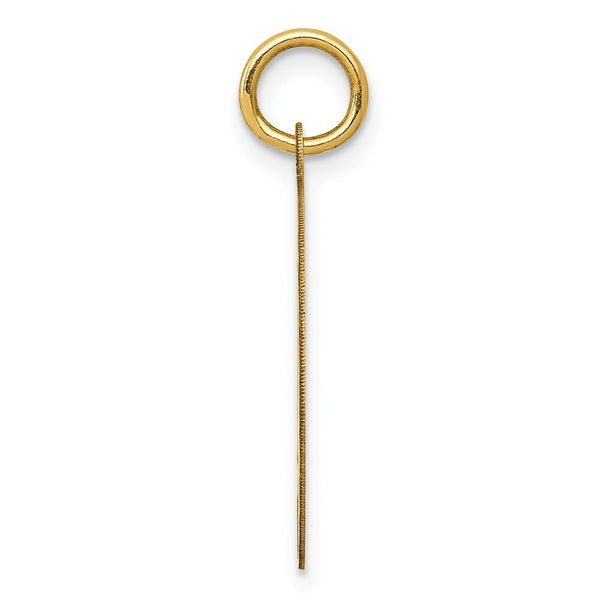 14K Yellow Gold #1 Dad Charm Pendant