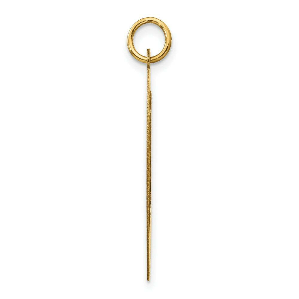 14K Yellow Gold Mizpah Charm Pendant