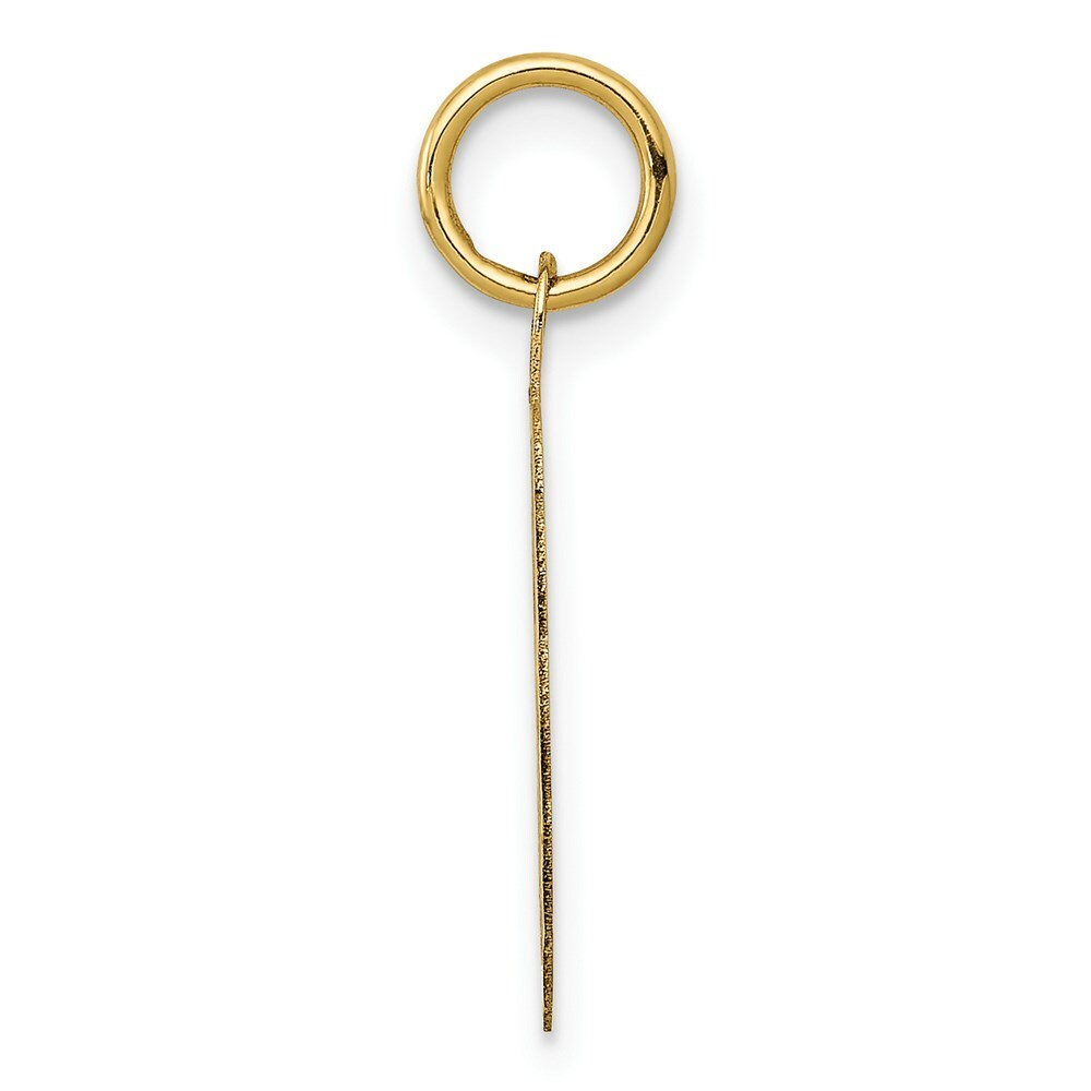 14K Yellow Gold #1 Godfather Charm Pendant