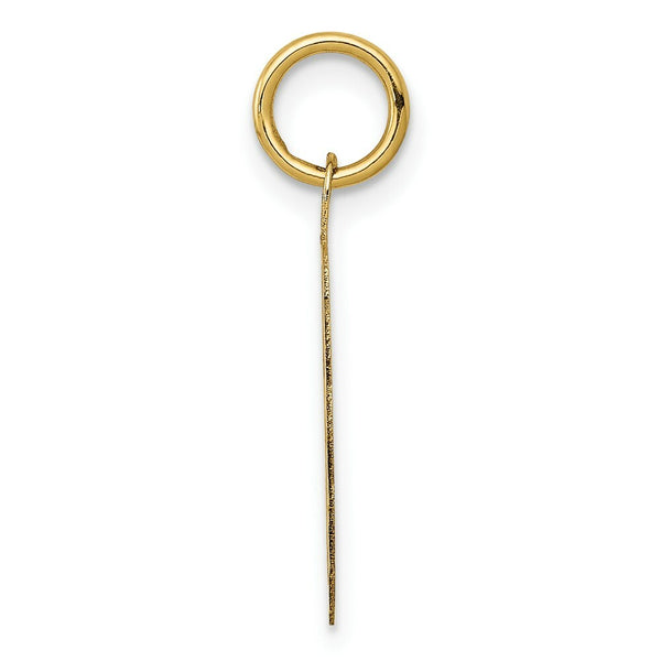 14K Yellow Gold #1 Godfather Charm Pendant