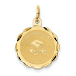 Load image into Gallery viewer, 14K Yellow Gold Graduation Day Charm Pendant
