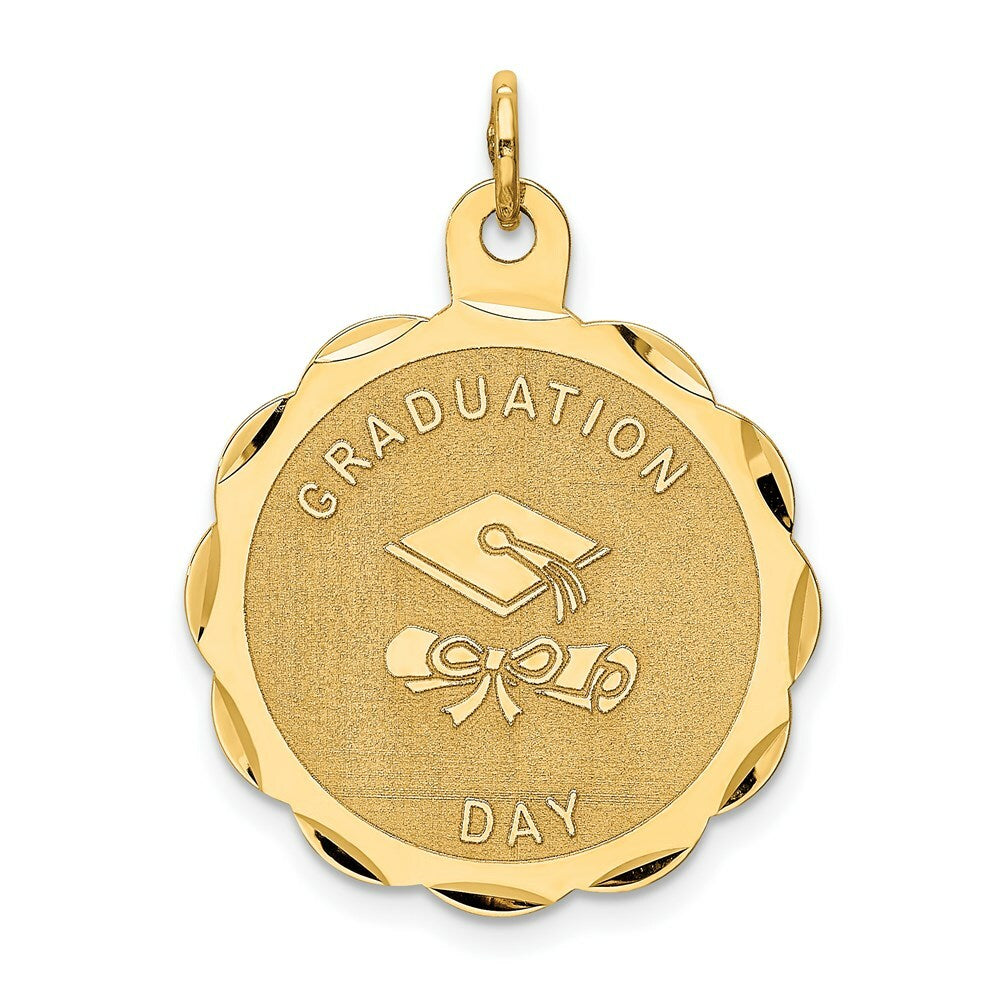 14K Yellow Gold Graduation Day with Diploma Charm