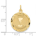 Load image into Gallery viewer, 14K Yellow Gold Holy Communion Disc Pendant
