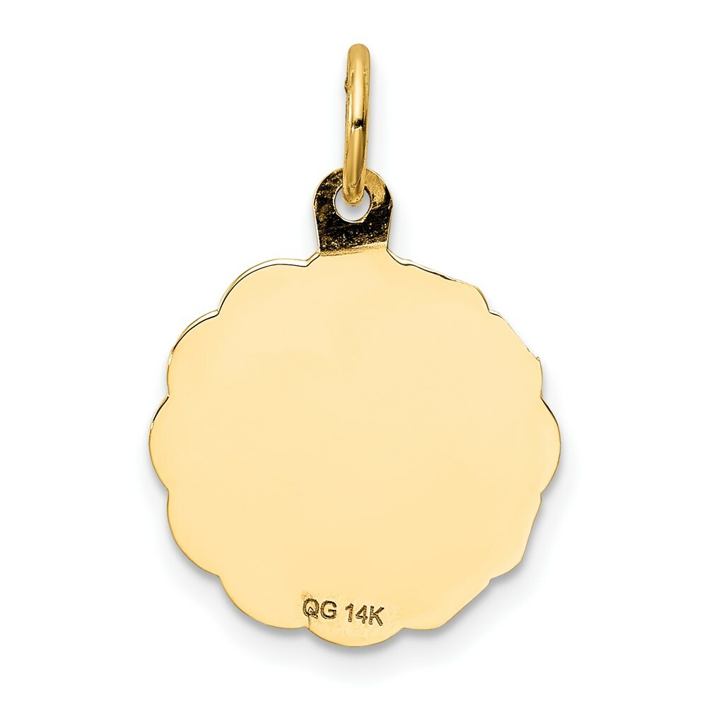14K Yellow Gold My Confirmation Charm Pendant
