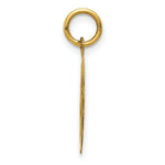 Load image into Gallery viewer, 14K Yellow Gold Sweet Sixteen Disc Charm Pendant
