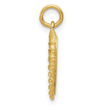 Load image into Gallery viewer, 14K Yellow Gold Sweet Sixteen Heart Charm Pendant
