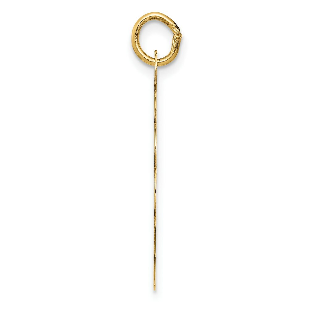 14K Yellow Gold Happy Birthday Charm Pendant
