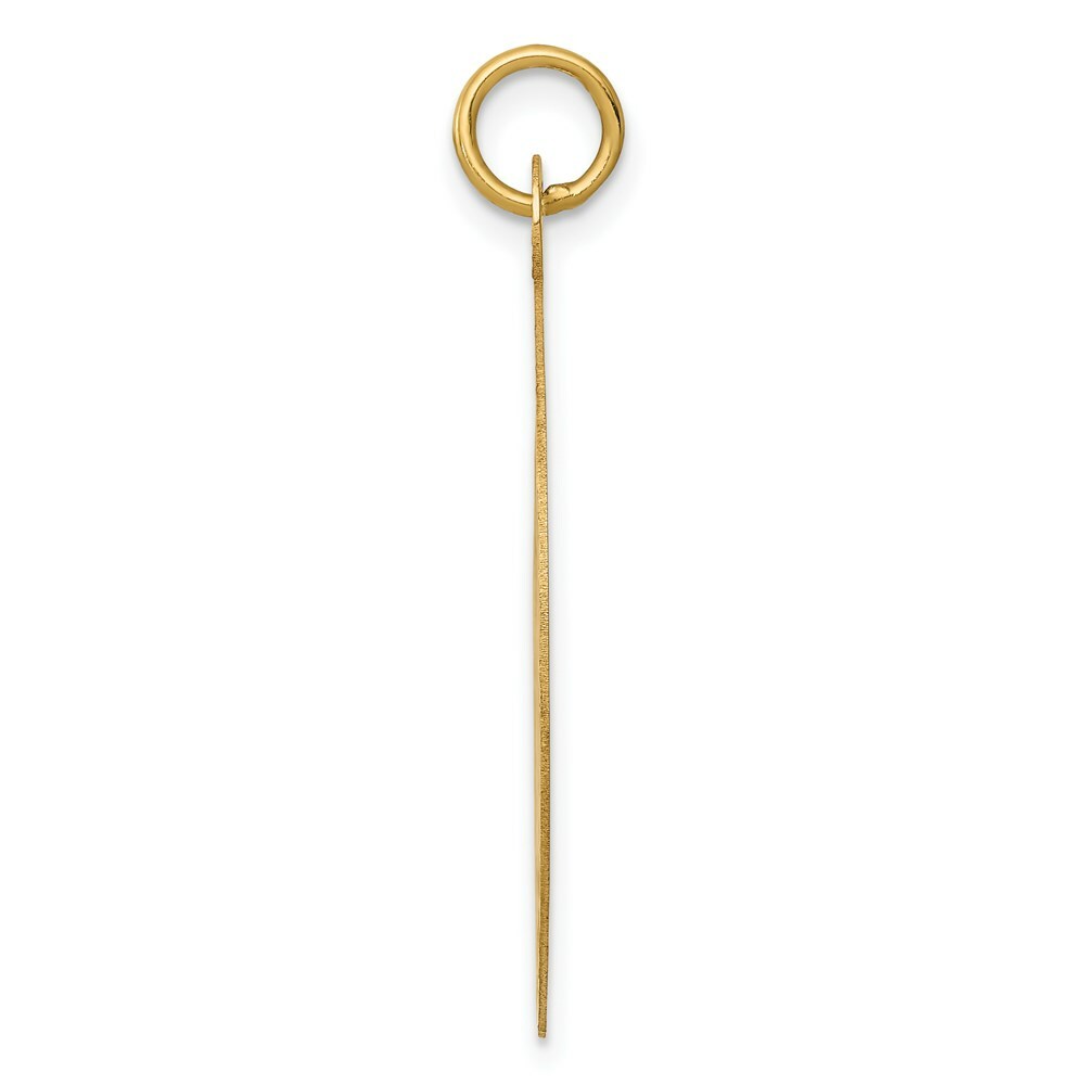14K Yellow Gold Happy Birthday Charm Pendant
