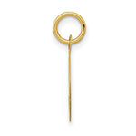 Load image into Gallery viewer, 14K Yellow Gold Happy Birthday Disc Charm Pendant

