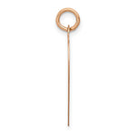 Load image into Gallery viewer, 14K Rose Gold Heart Disc Charm Pendant Pendant
