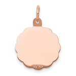 Load image into Gallery viewer, 14K Rose Gold Baptism Charm
