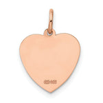 Load image into Gallery viewer, 14K Rose Gold Holy Communion Heart Charm
