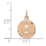 Load image into Gallery viewer, 14K Rose Gold-Gold Holy Communion Charm
