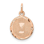Load image into Gallery viewer, 14K Rose Gold-Gold Holy Communion Charm
