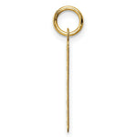 Load image into Gallery viewer, 14K Yellow Gold Polished Razor Blade Charm
