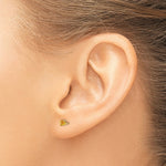 Load image into Gallery viewer, 14K Yellow Gold 3mm November/Citrine Post Earrings, 1/5-Carat Gemweight
