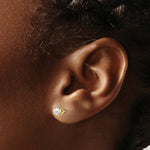 Load image into Gallery viewer, 14K Yellow Gold 4mm June/Freshwater Cultured Pearl Post Earrings
