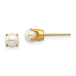 Load image into Gallery viewer, 14K Yellow Gold 5mm Freshwater Cultured Pearl Earrings-June
