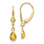 Load image into Gallery viewer, 14K 6x4mm November/Citrine Earrings
