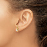 Load image into Gallery viewer, 14K Diamond &amp; Freshwater Cultured Pearl Earrings
