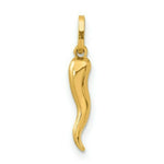 Load image into Gallery viewer, 14K Yellow Gold Italian Horn Charm
