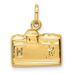 Load image into Gallery viewer, 14K Yellow Gold 3-D Polished Camera Charm
