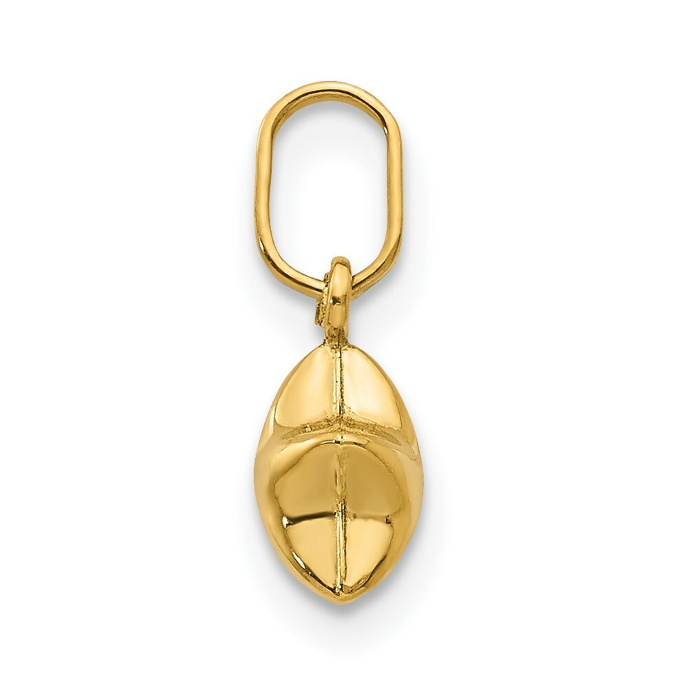 14K Yellow Gold Puffed Star Charm