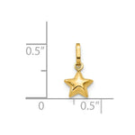 Load image into Gallery viewer, 14K Yellow Gold Puffed Star Charm
