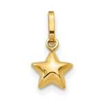 Load image into Gallery viewer, 14K Yellow Gold Puffed Star Charm
