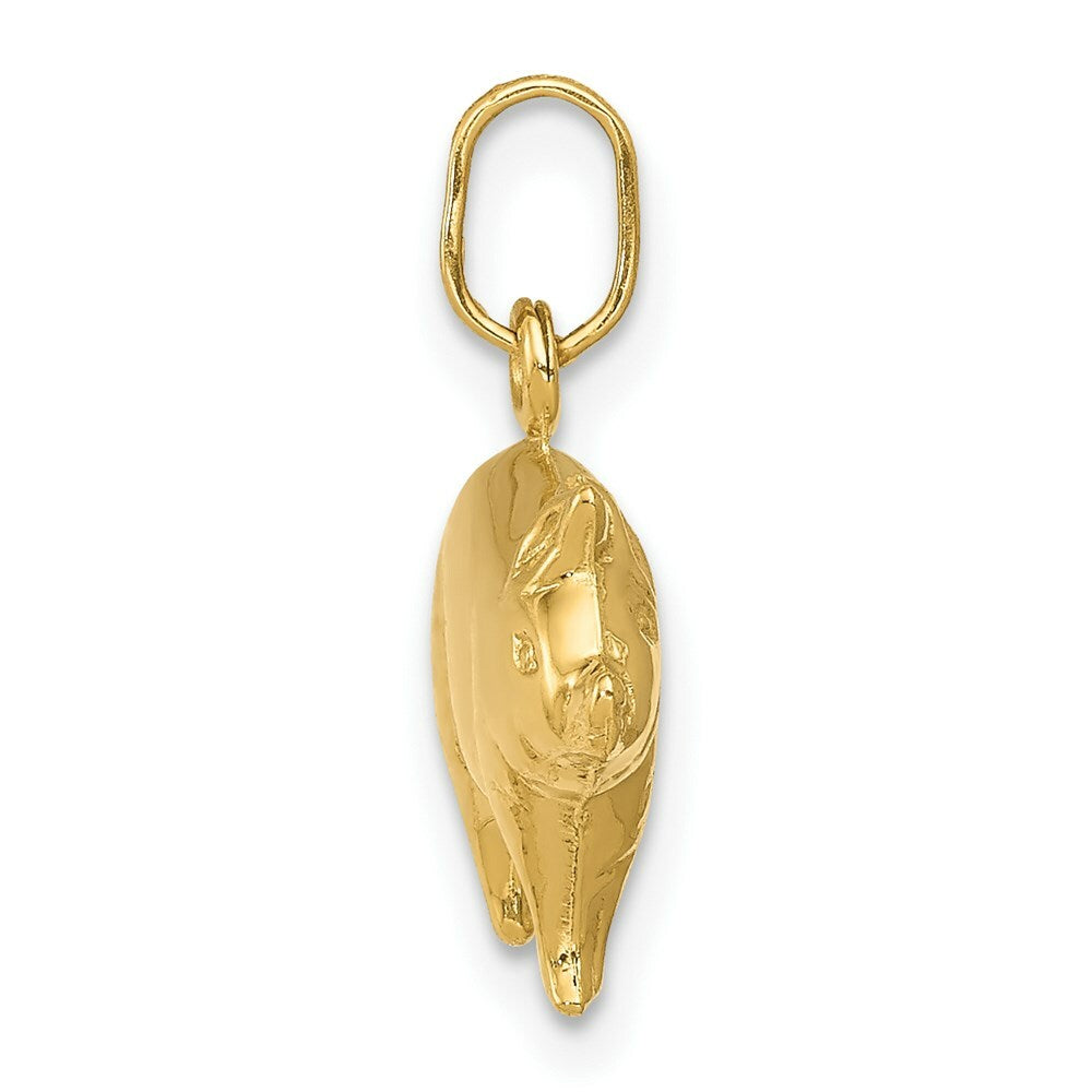 14K Yellow Gold Pig Charm