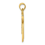 Load image into Gallery viewer, 14K Yellow Gold Enameled Flag Pendant
