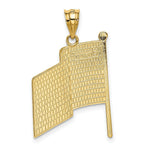 Load image into Gallery viewer, 14K Yellow Gold Enameled Flag Pendant
