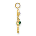 Load image into Gallery viewer, 14K Yellow Gold May Girl Birthstone Charm Birthstone Charm Pendant
