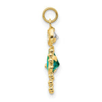 Load image into Gallery viewer, 14K Yellow Gold December Girl Birthstone Charm Birthstone Charm Pendant
