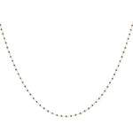 Load image into Gallery viewer, 14k White Gold Coffee Brown Diamond Briolette Necklace  length: 36 inches
