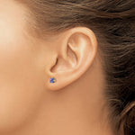 Load image into Gallery viewer, 14K Yellow Gold Tanzanite Earrings 0.7-Carat tw
