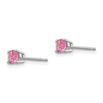 Load image into Gallery viewer, 14K White Gold Pink Spinel Earrings 0.54-Carat tw
