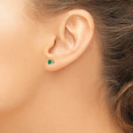 Load image into Gallery viewer, 14K White Gold Tsavorite Earrings 0.64-Carat tw
